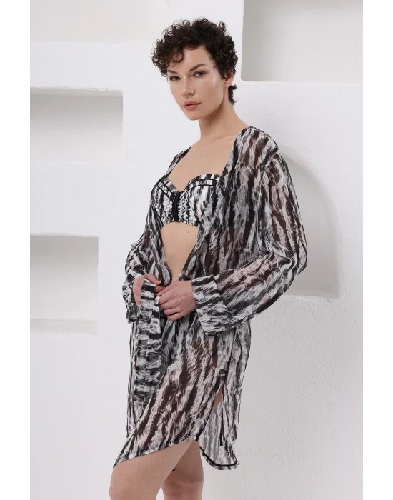 Lapieno 4837 Kemerli Tunik Pareo