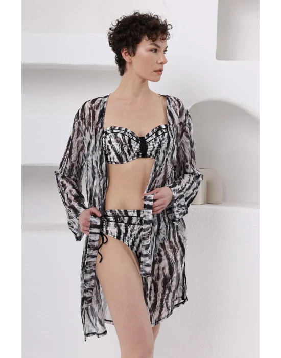 Lapieno 4837 Kemerli Tunik Pareo