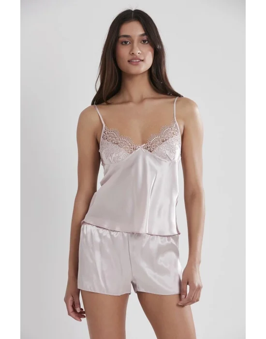 Pierre Cardin 6325 6lı Saten Gecelik Sabahlık Takım