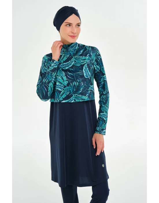 Rozamay 3121 Mary Uzun Kollu Tesettür Mayo