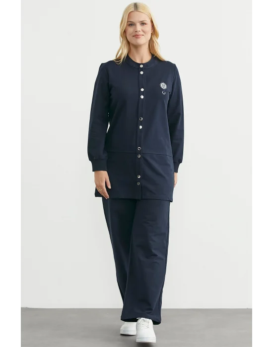 Sementa 76510 Çıtçıtlı Tunik Boy Eşofman Takım