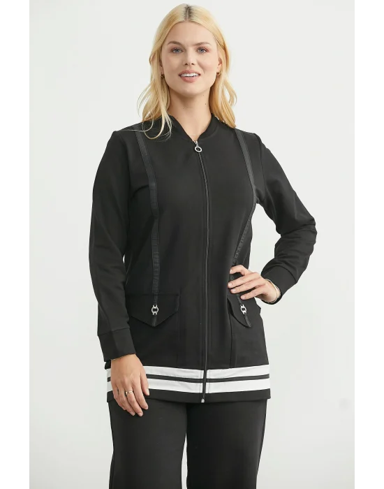 Sementa 76511 Tam Fermuarlı Tunik Eşofman Takım