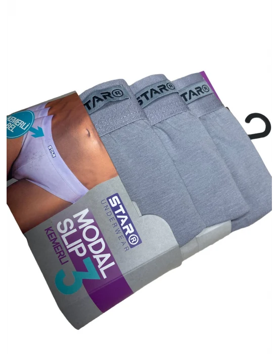 Star 109 Erkek 3lü Modal Slip