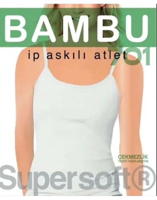 Star 701 Kadın  Bambu İp Askılı  Atlet