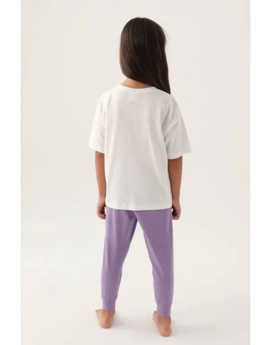 US Polo 1818-G Kız Çocuk Pijama Takım