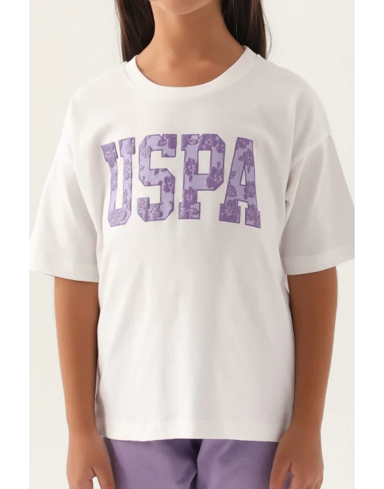 US Polo 1818-G Kız Çocuk Pijama Takım