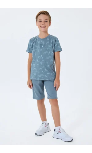 US Polo 2411-G Erkek Garson Bermuda Takım
