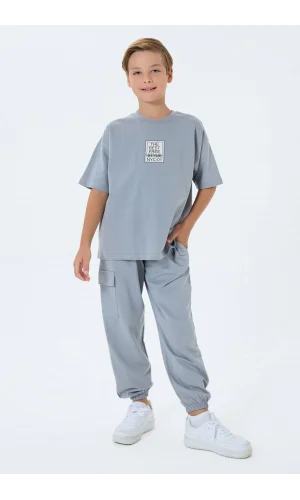RolyPoly 3766-G Erkek Garson Kargo Pantolon İkili Takım