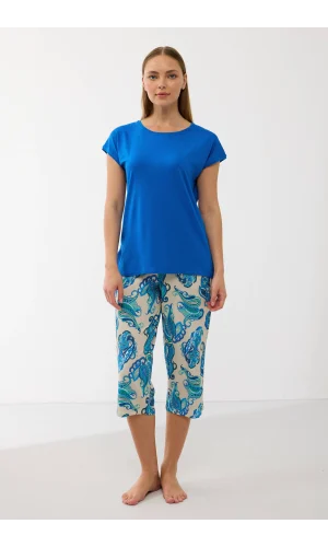 Anıl 11702  Kadın T-Shirt Ve Pantalon Takım