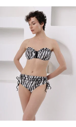 Lapieno 4208 Kaplı Straplez Bikini Takım