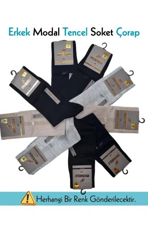 Mısırlı 61053 Erkek Modal Tencel Soket Çorap