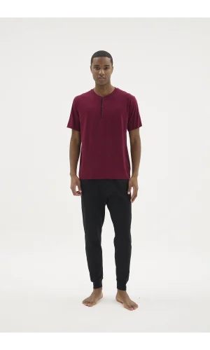 Kocabey KKT-26155 Erkek Midi Yaka Pijama Takımı