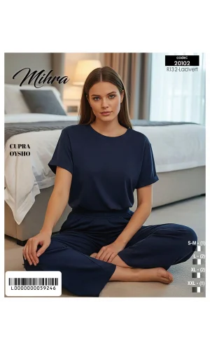 Mihra 20102 Kadın Oysho Kısa Kol Pijama Takımı