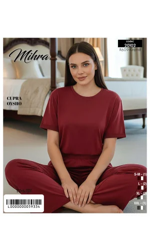 Mihra 20102 Kadın Oysho Kısa Kol Pijama Takımı