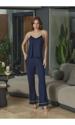 Aqua 26577 Kadın İp Askılı  Pijama Takım