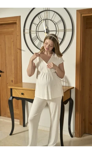 Aqua 26611 Kadın 3lü Lohusa Pijama Takım