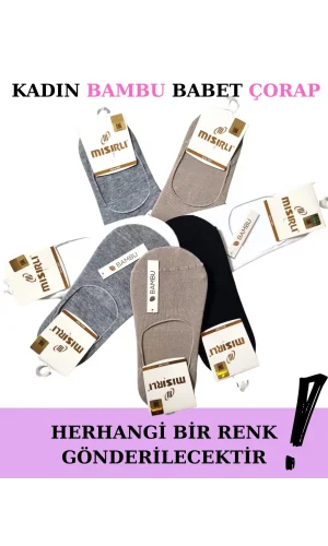 Mısırlı 72300 Kadın Bambu Babet Çorap