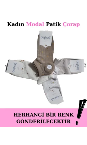 Aytuğ 33290 Kadın Modal Patik Çorap