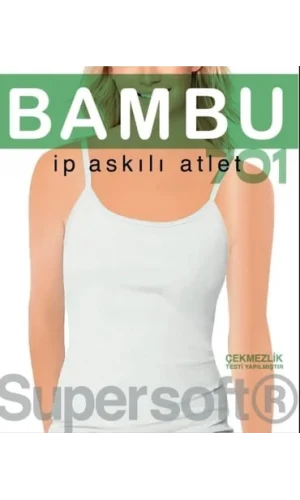 Star 701 Kadın  Bambu İp Askılı  Atlet
