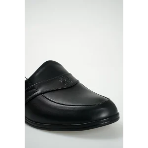 DS Damat 500 Düz Deri Erkek Terlik