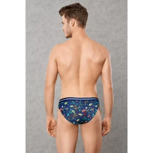 Doreanse 1279 Erkek Modal Çok Renkli Baskılı Külot Slip