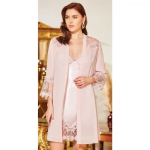 Jeremi 2935 Sateni Kısa Gecelik Sabahlık Takım