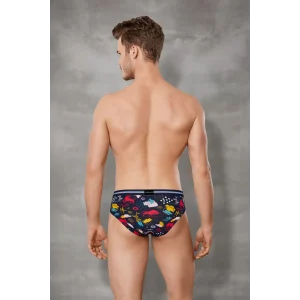 Doreanse 1305 Erkek Memox Baskılı Renkli Slip Külot