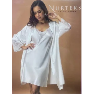 Nurteks 5336 Bayan Sabahlık Ve Gecelik Takım