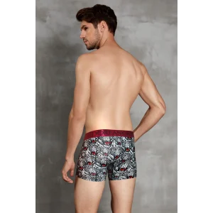 Doreanse 1812 Erkek Tiger Modal Çok Renkli Baskılı Torbalı Normal Paça Boxer