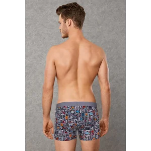 Doreanse 1816 Erkek Modal Çok Renkli Baskılı Torbalı Normal Paça Boxer