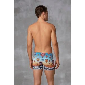 Doreanse 1819 Erkek Modal Cappadocia Baskılı Torbalı Boxer