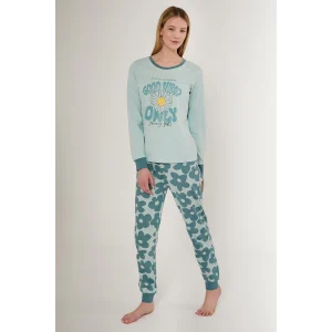 Roly Poly 3247-S Kadın Uzun Kol Pijama Takımı