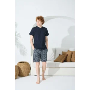 Kocabey 1008 Erkek O Yaka Şortlu Takım