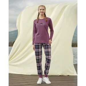 Doreanse 4133 Kadın Uzun Kol Pijama Takımı