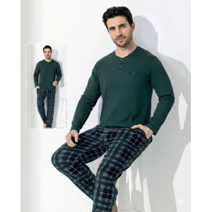 Boyraz 0692 Erkek Uzun Kol Penye Pijama Takımı