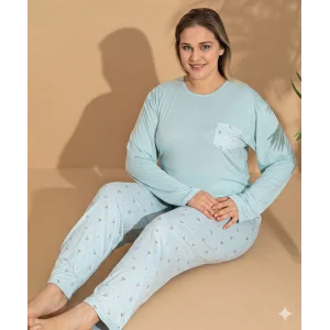 Boyraz ML-01096 Kadın Battal Pijama Takımı