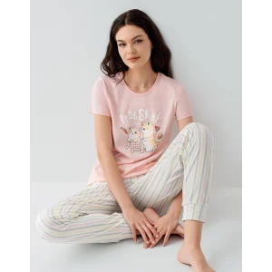 Arnetta 3571-S Kısa Kol Pijama Takımı