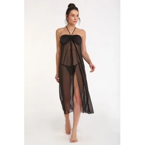 Argento 2056-3001 Kadın Straplez Tül Elbise