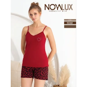 Noyalux 10361 Kadın İp Askı Şortlu Takım