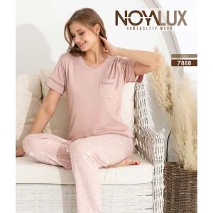 Noyalux 7888 Kadın Kısa Kollu Pijama Takımı