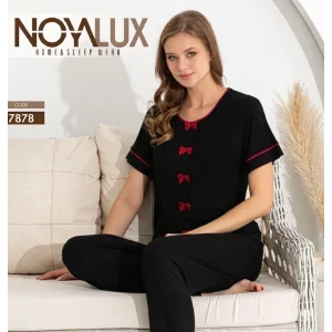 Noyalux 7878 Kadın Kısa Kollu Pijama Takımı