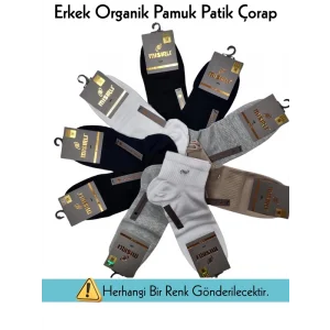 Mısırlı 60210 Erkek Organik Pamuk Patik Çorap
