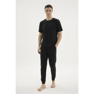 Kocabey KKT-26155 Erkek Midi Yaka Pijama Takımı