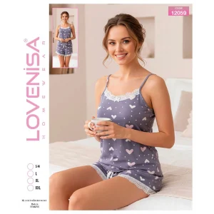 Lovenisa 12059 Kadın Şortlu Takım