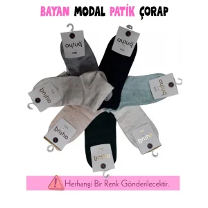 Aytuğ 39204 Kadın Simli Pamuklu Patik Çorap
