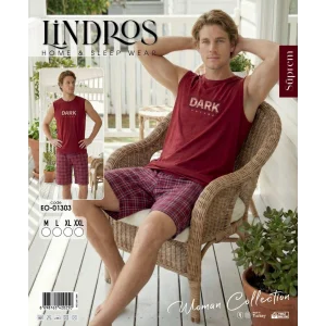 Lindros EO-01303 Erkek Sıfır Kol Süprem Şort Takım