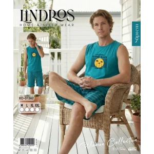 Lindros EO-01262 Erkek Sıfır Kol Süprem Şort Takım