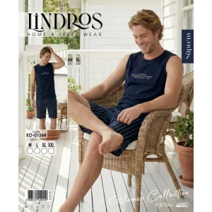 Lindros EO-01268 Erkek Sıfır Kol Süprem Şort Takım