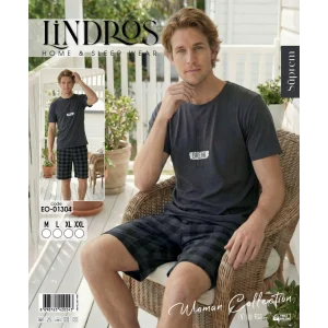 Lindros EO-01304 Erkek Kısa Kol Süprem Şort Takım