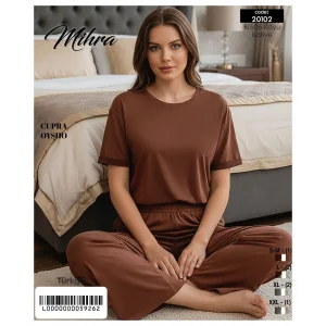 Mihra 20102 Kadın Oysho Kısa Kol Pijama Takımı